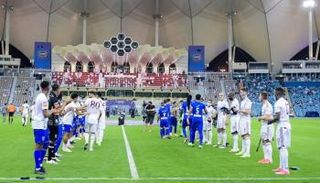 الممر الشرفي المزدوج في ختام الدوري السعودي