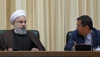 روحاني ومحافظ البنك المركزي الإيراني - أرشيفية