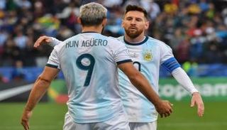 ليونيل ميسي وسيرجيو أجويرو 