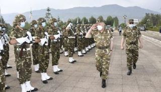 قائد الجيش الجزائري خلال زيارته لمحافظة البليدة 