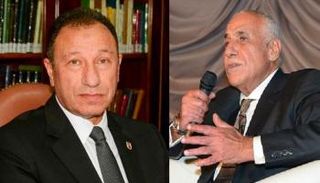 حسين لبيب رئيس الزمالك ومحمود الخطيب رئيس الأهلي