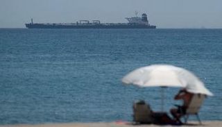 ناقلة النفط جريس1 التي يشتبه في نقلها نفطا إيرانيا إلى سوريا 