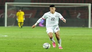 إمام عاشور لاعب منتخب مصر الأولمبي