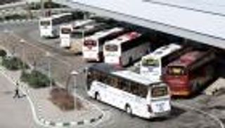 حريق في محطة ركاب بمدينة مشهد الإيرانية