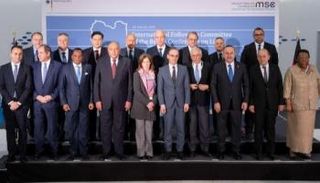 أعضاء اللجنة الدولية لمراقبة الهدنة في ليبيا - أرشيفية