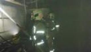 بالصور.. حريق في مستشفى من 7 طوابق وسط طهران