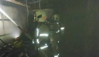 اندلاع حريق بمستشفى من 7 طوابق وسط طهران