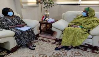 جانب من لقاء وزيرة الخارجية السودانية ونظيرتها الكينية
