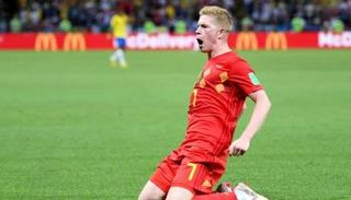 كيفين دي بروين لاعب منتخب بلجيكا