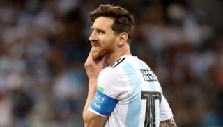 ليونيل ميسي قائد منتخب الأرجنتين وفريق برشلونة