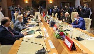 جانب من اجتماعات عقيلة صالح لبحث أزمة المناصب السيادية في المغرب