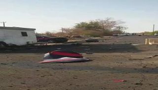 جانب من الحادث الإرهابي بمدينة سبها جنوب ليبيا 