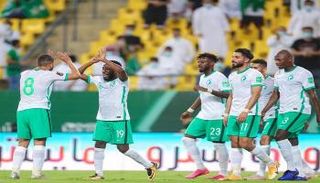 فرحة منتخب السعودية 