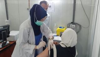 جانب من فعاليات "ماراثون فايزر" في لبنان