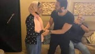 تامر حسني مع ندى مريضة السرطان