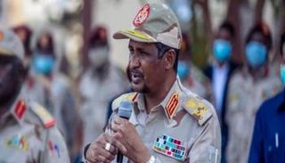 النائب الأول لرئيس مجلس السيادة السوداني الفريق أول محمد حمدان دقلو