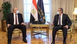 جانب من لقاء وزير الاتصالات وتكنولوجيا المعلومات ووزير الزراعة المصريين