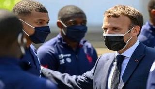 ماكرون - مبابي 