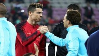 ممفيس ديباي مع كريستيانو رونالدو