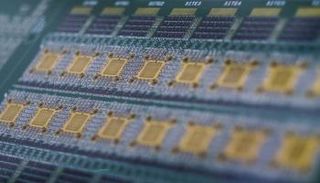 دائرة إلكترونية معروضة في معرض 