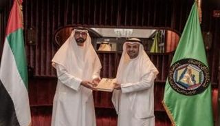 جانب من لقاء محمد بن أحمد البواردي ونايف فلاح الحجرف
