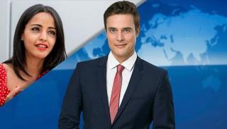 المذيع الألماني وسوسن شبلي