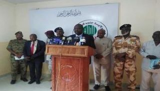 والي ولاية جنوب كردفان أثناء إعلان حالة الطوارئ 