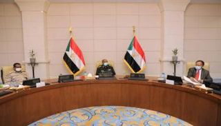 جانب من اجتماع مجلس الأمن والدفاع السوداني