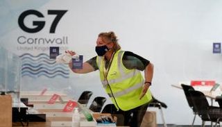 تجهيزات قمة مجموعة السبع بـ