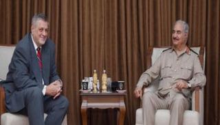 كوبيش والمشير حفتر