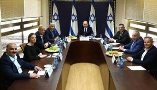قادة الأحزاب المشكلة للحكومة الإسرائيلية