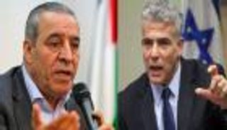 لابيد يتحدث عن "تحسن حياة وحوار" ووزير فلسطيني يرد عليه 