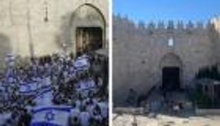 مسيرة الأعلام.. "باب العامود" يفتح نُذر التصعيد مجددا بالقدس