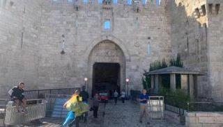 باب العامود قبل إبعاد الفلسطينيين