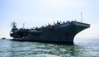 حاملة الطائرات الأمريكية رونالد ريجان - أ.ف.ب