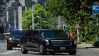 بالصور.. شاهد سيارتي بايدن وبوتين بـ"قمة جنيف"