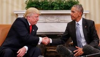 الرئيسان الأمريكيان السابقان باراك أوباما ودونالد ترامب - أرشيفية