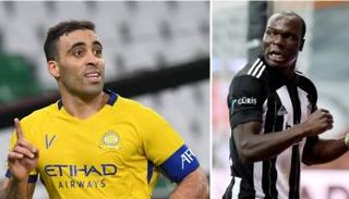 فينسنت أبوبكر وعبدالرزاق حمدالله لاعبا النصر السعودي