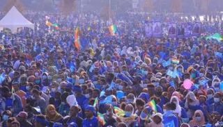 جانب من الحملات الانتخابية في إثيوبيا 