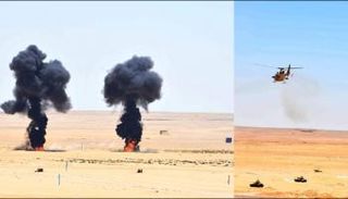 جانب من المناورة المصرية (رعد-5)