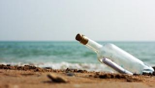 القارورة قطعت 2400 ميل عبر المحيط - أرشيفية