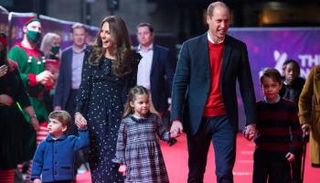 الأمير ويليام وزوجته كيت ميدلتون مع أبنائهما الـ3 - أرشيفية