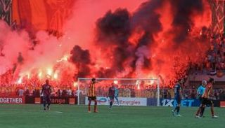 من مباراة الترجي والأهلي