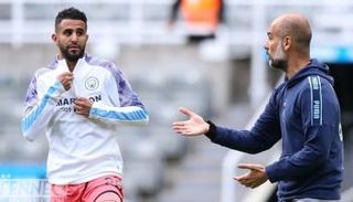 رياض محرز نجم فريق مانشستر سيتي