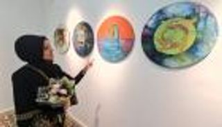 بالصور.. غزة تضمد جراحها بلوحات فنية تلامس "الهموم"