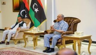 المشير حفتر وأعضاء مجلس النواب الليبي 