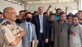 المصرين المختجزين في ليبيا بعد تحريرهم