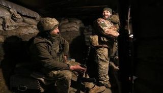 قوات في منطقة النزاع فى دونيتسك