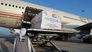 جانب من المساعدات الإماراتية للسودان - أرشيفية