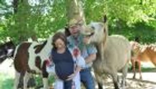 بالصور.. حصان "ضاحك" يسرق الأضواء في "جلسة أمومة"